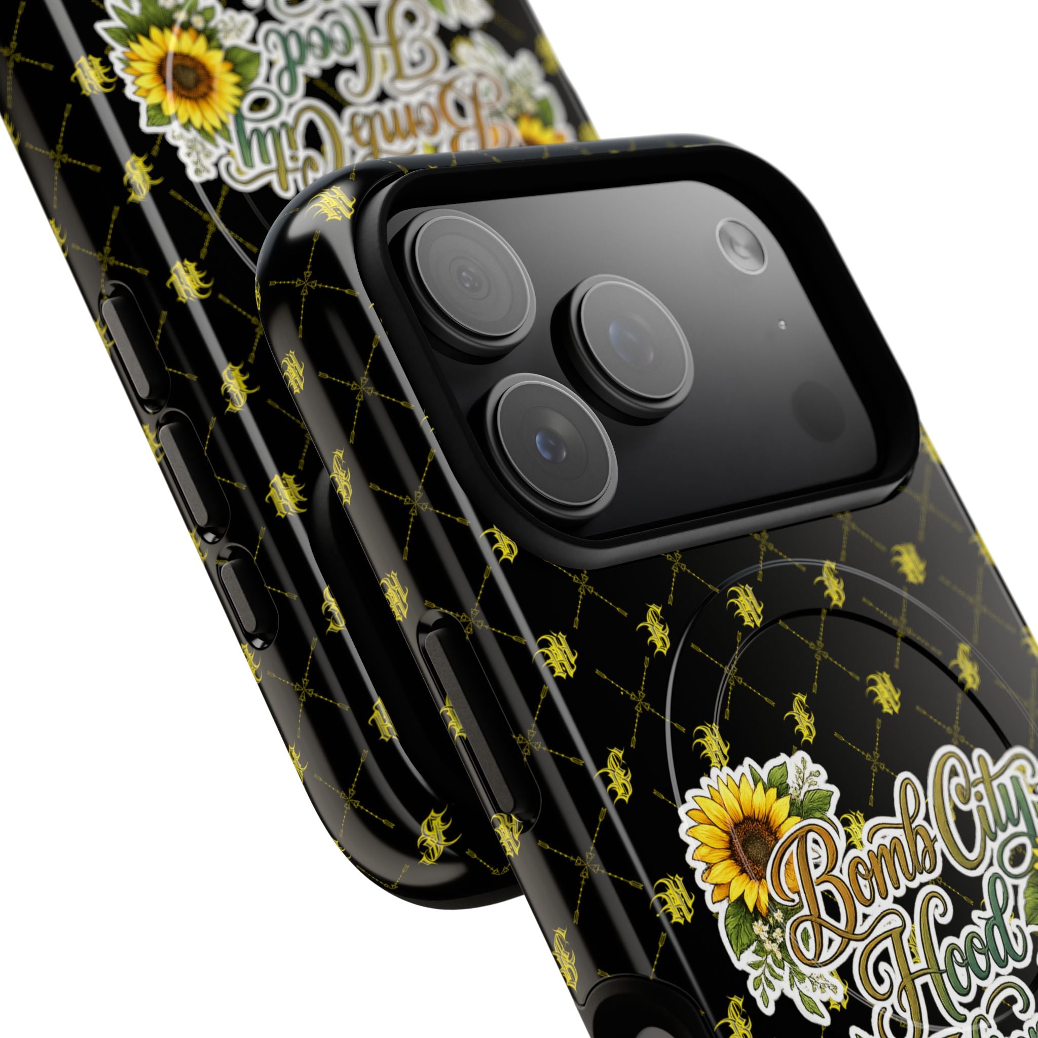 Sunflower 'Bomb City Hood Hippie' Tough Magnetic Phone Case