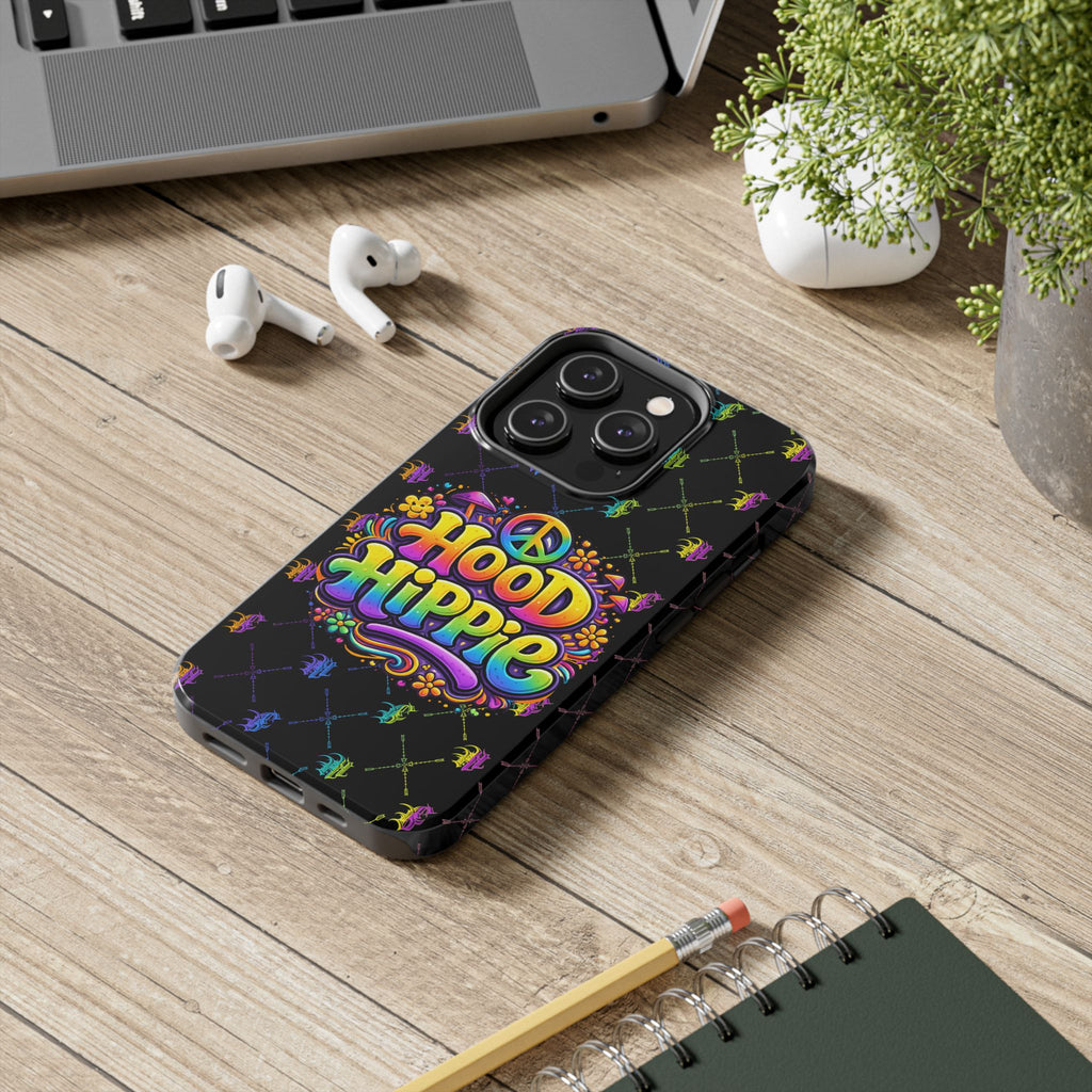 Bomb City Hood Hippie Tough Phone Case — Colorful Psychedelic Peace Design