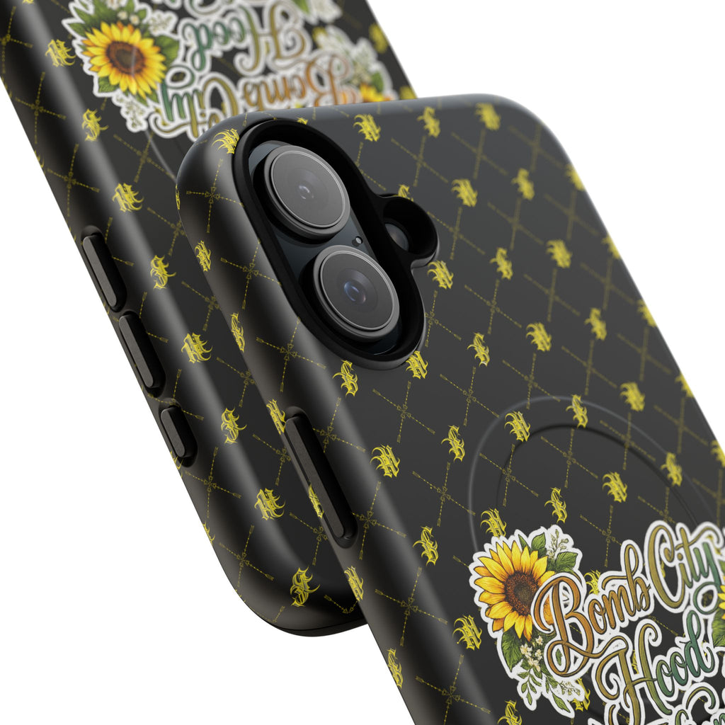 Sunflower 'Bomb City Hood Hippie' Tough Magnetic Phone Case