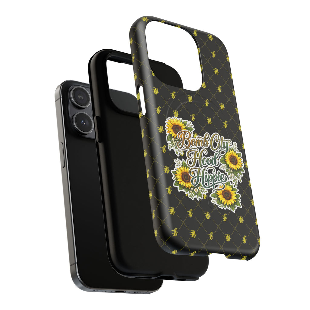Sunflower 'Bomb City Hood Hippie' Tough Magnetic Phone Case