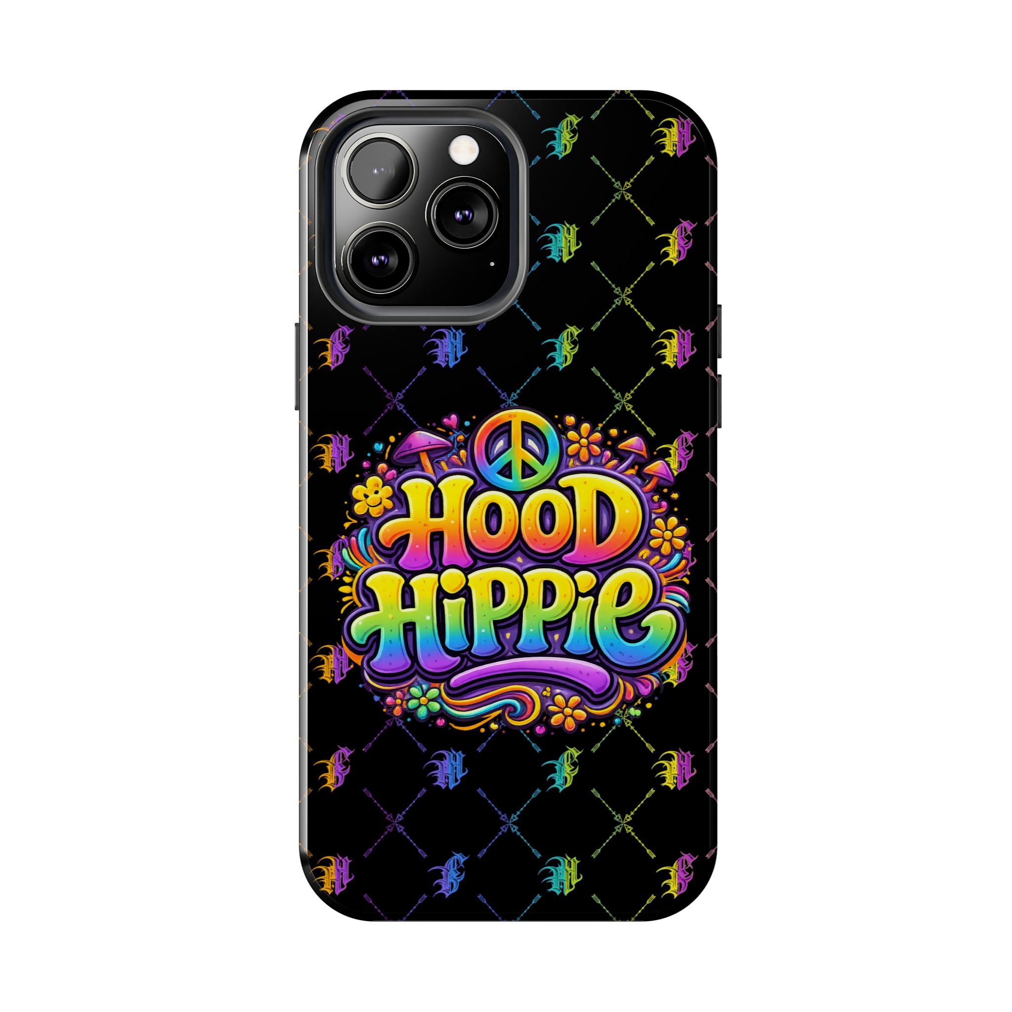 Bomb City Hood Hippie Tough Phone Case — Colorful Psychedelic Peace Design