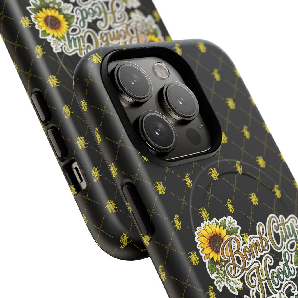 Sunflower 'Bomb City Hood Hippie' Tough Magnetic Phone Case