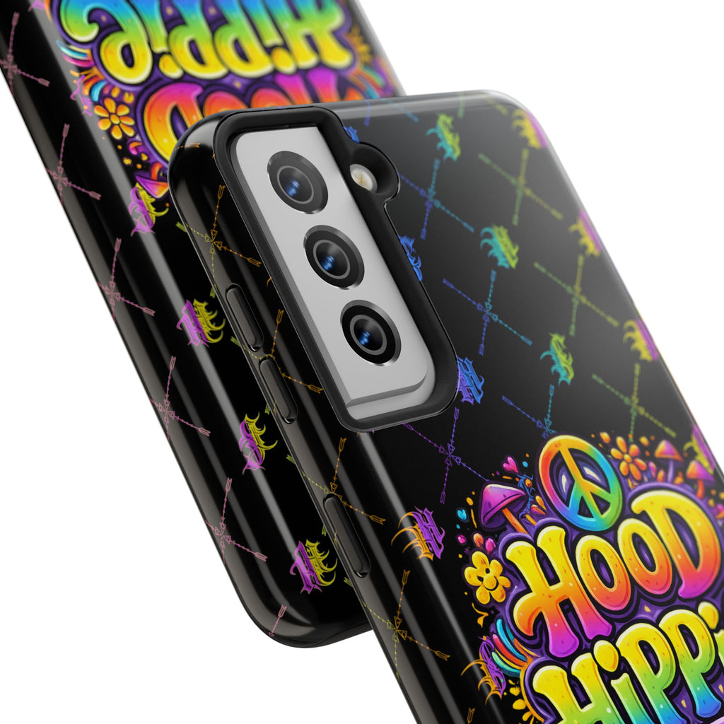 Bomb City Hood Hippie Tough Phone Case — Colorful Psychedelic Peace Design