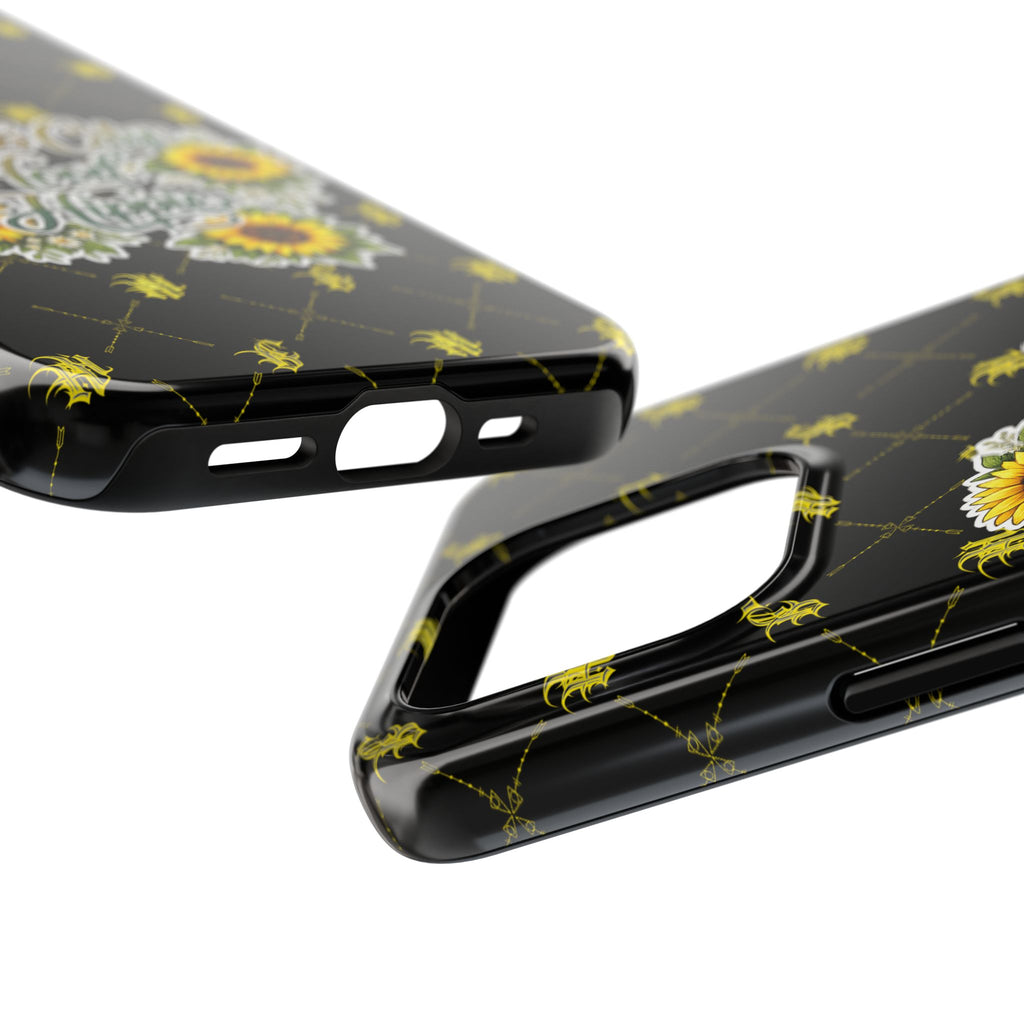 Tough Phone Case — "Bomb City Hood Hippie" Sunflower Protective Phone Cover