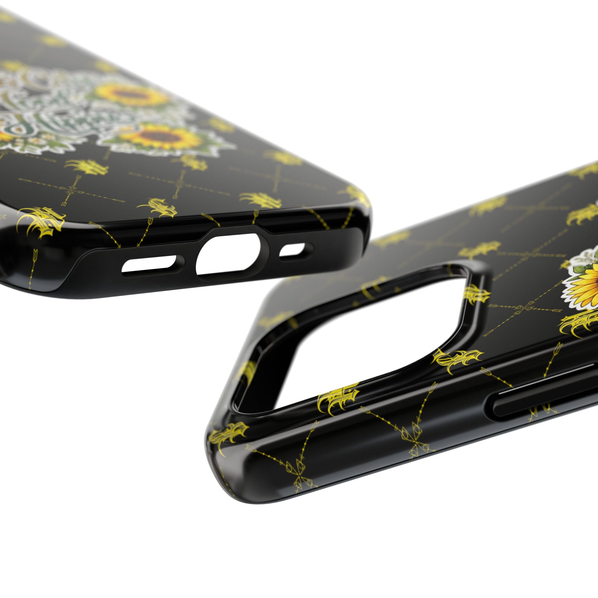 Tough Phone Case — "Bomb City Hood Hippie" Sunflower Protective Phone Cover