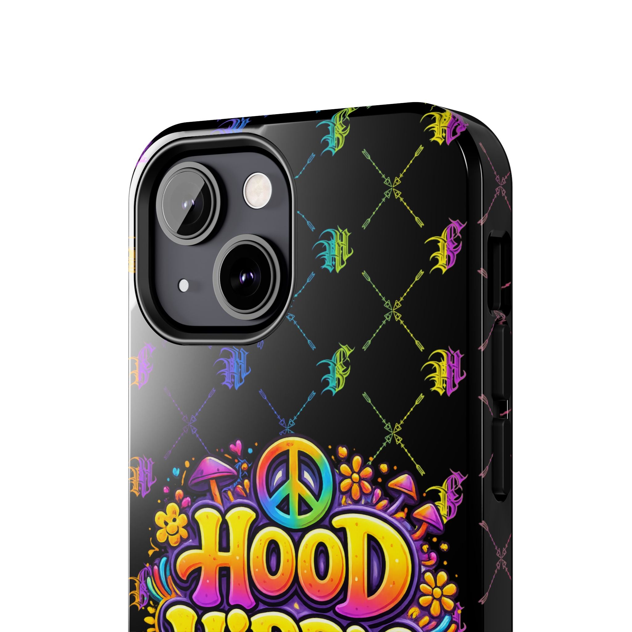 Bomb City Hood Hippie Tough Phone Case — Colorful Psychedelic Peace Design