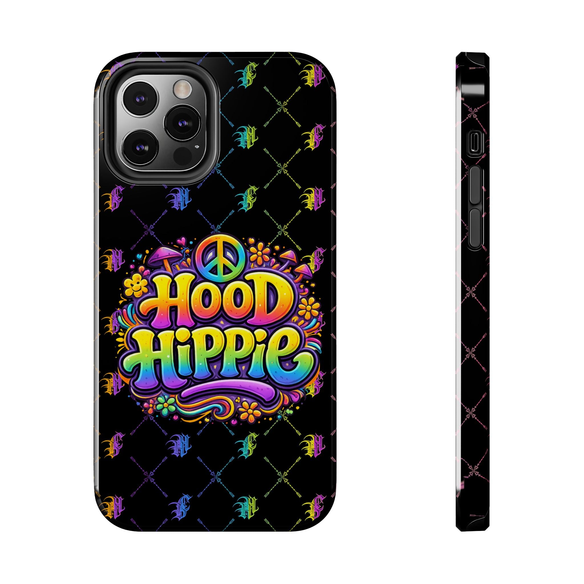 Bomb City Hood Hippie Tough Phone Case — Colorful Psychedelic Peace Design