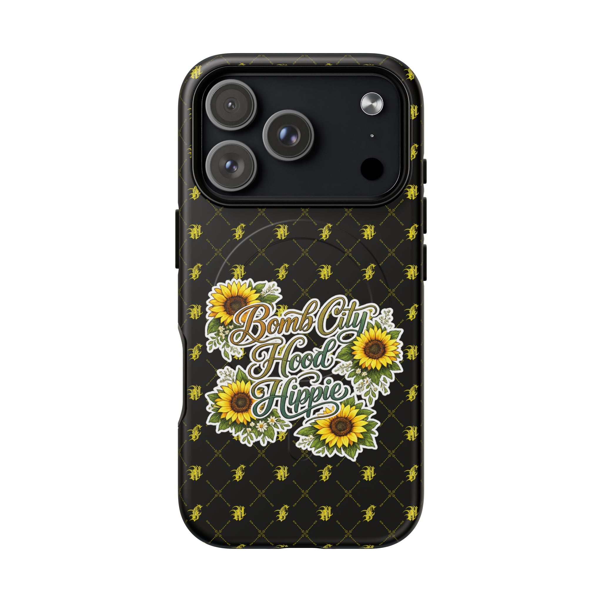 Sunflower 'Bomb City Hood Hippie' Tough Magnetic Phone Case