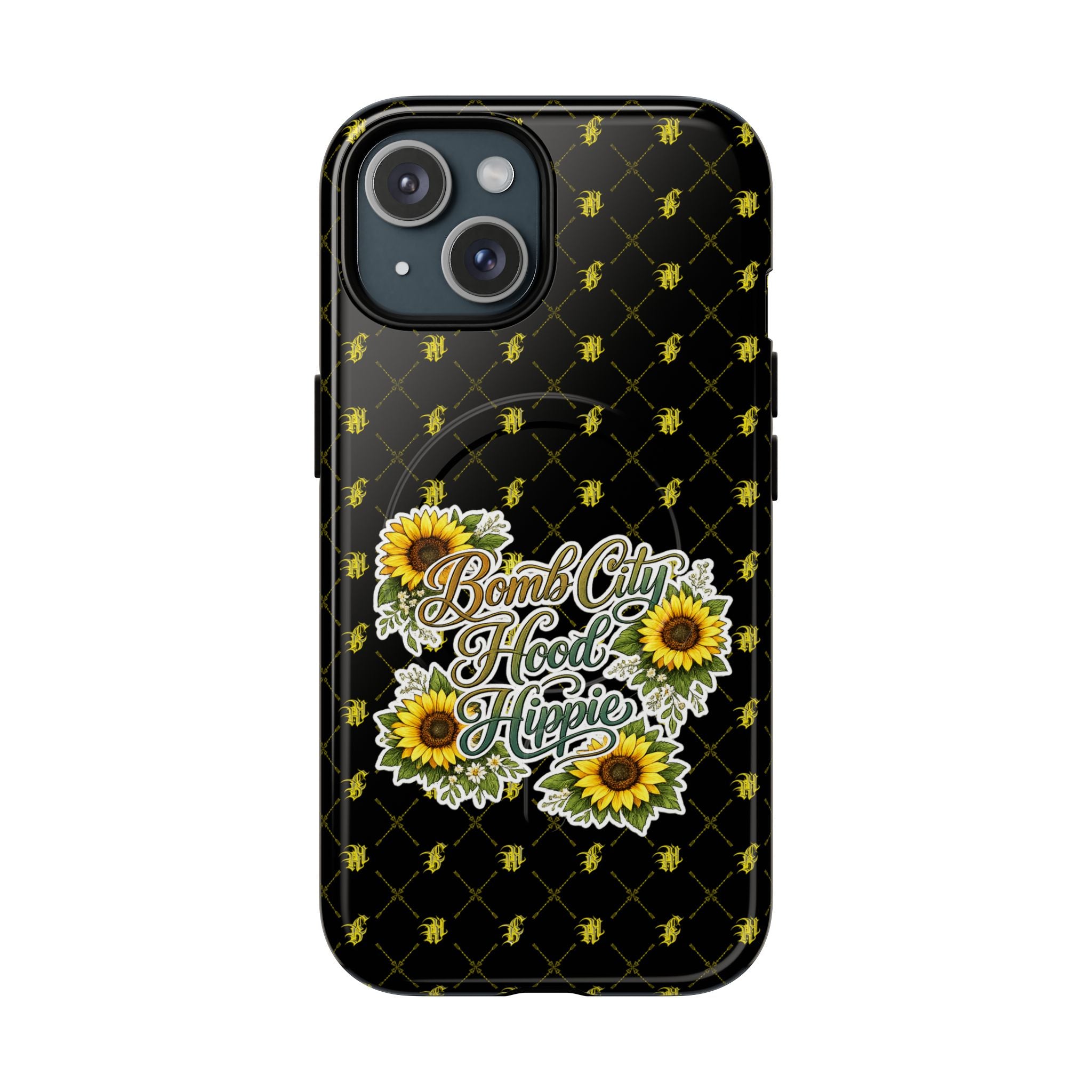 Sunflower 'Bomb City Hood Hippie' Tough Magnetic Phone Case