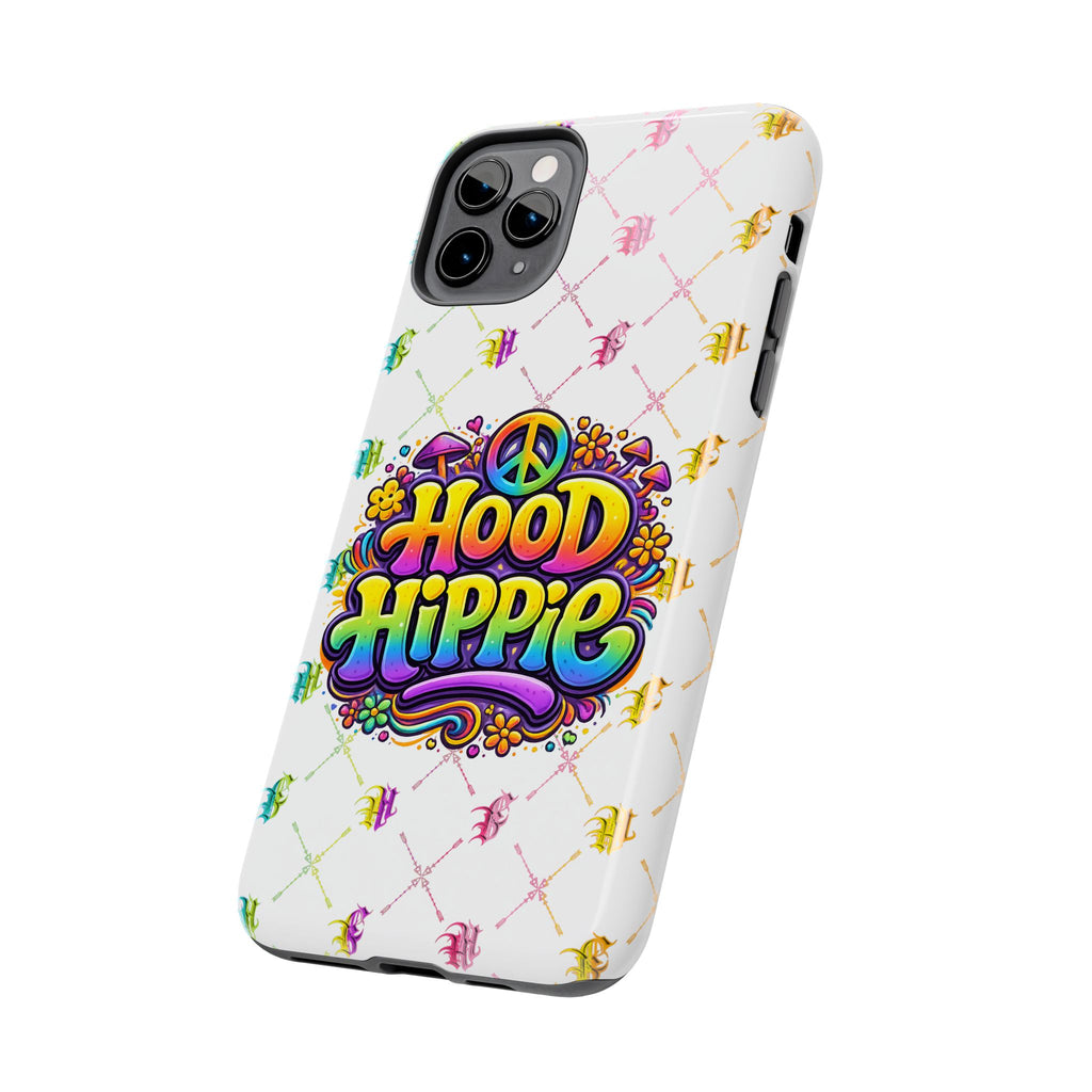 Bomb City Hood Hippie Tough Phone Case — Retro Peace Sign Floral iPhone Cover