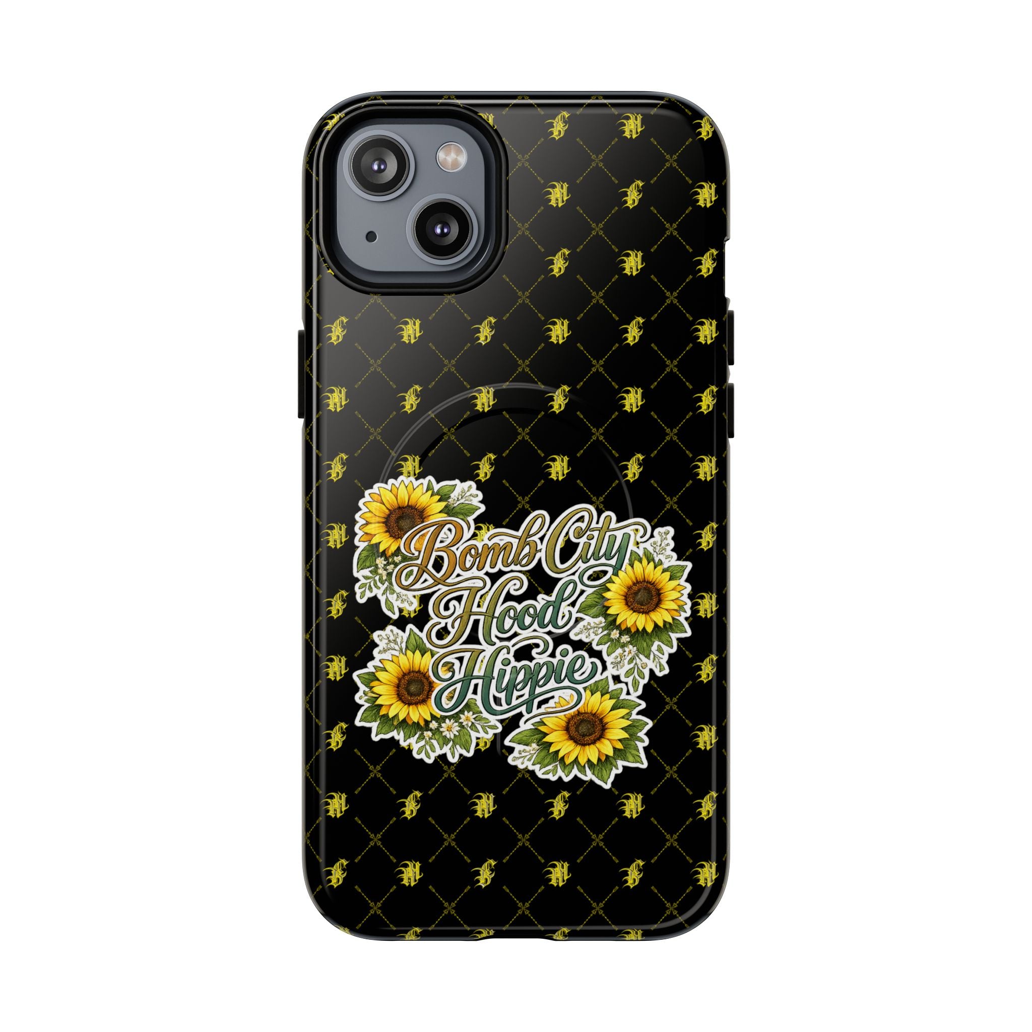 Sunflower 'Bomb City Hood Hippie' Tough Magnetic Phone Case