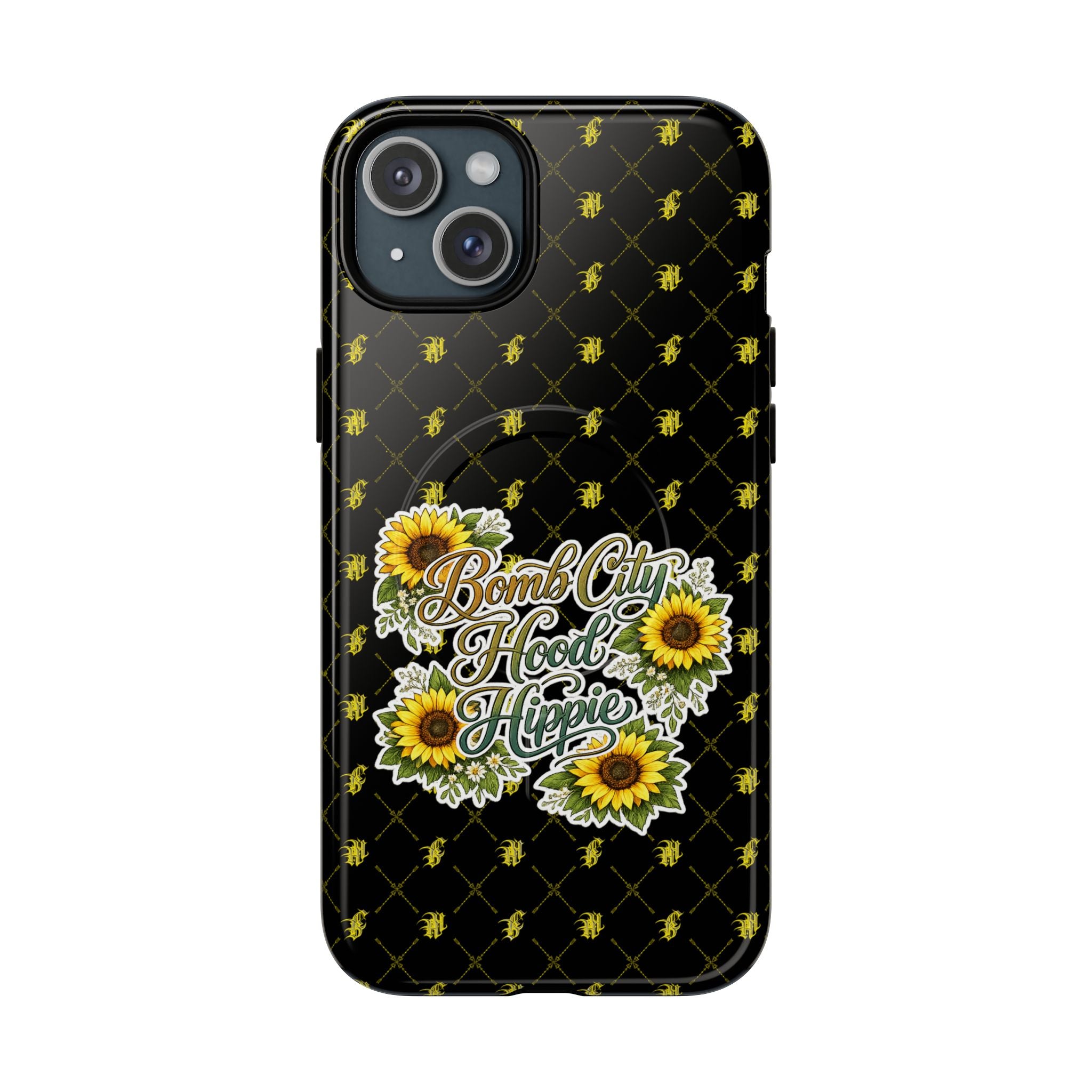 Sunflower 'Bomb City Hood Hippie' Tough Magnetic Phone Case