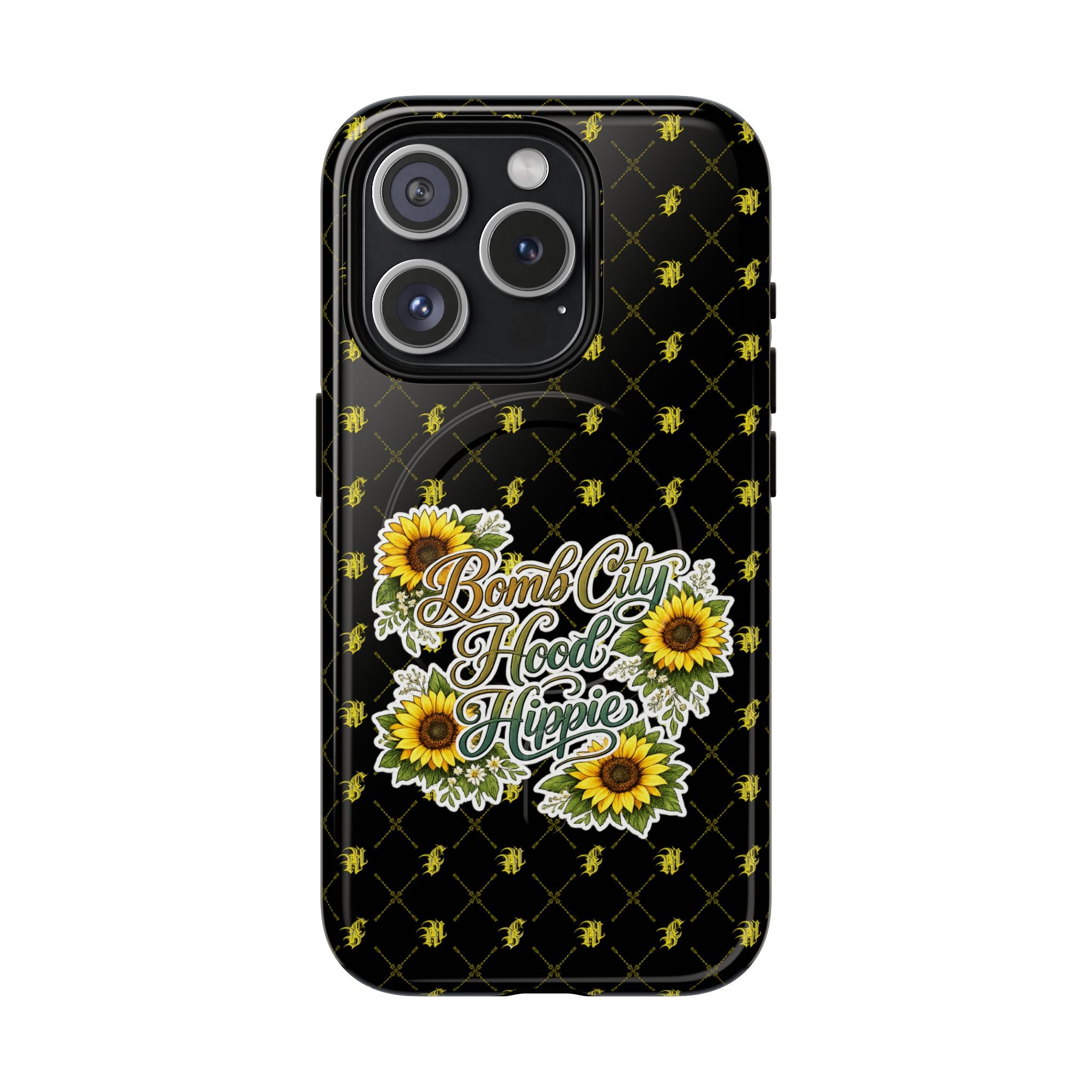 Sunflower 'Bomb City Hood Hippie' Tough Magnetic Phone Case