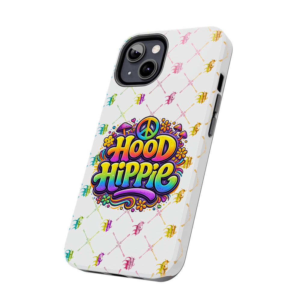 Bomb City Hood Hippie Tough Phone Case — Retro Peace Sign Floral iPhone Cover