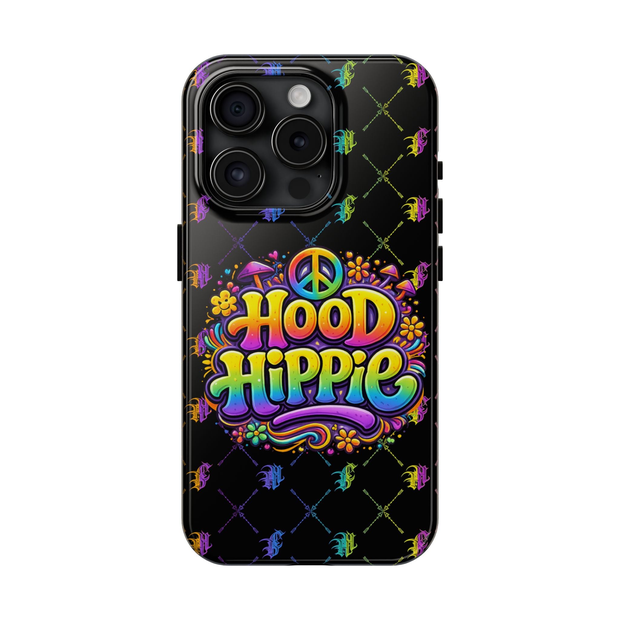 Bomb City Hood Hippie Tough Phone Case — Colorful Psychedelic Peace Design