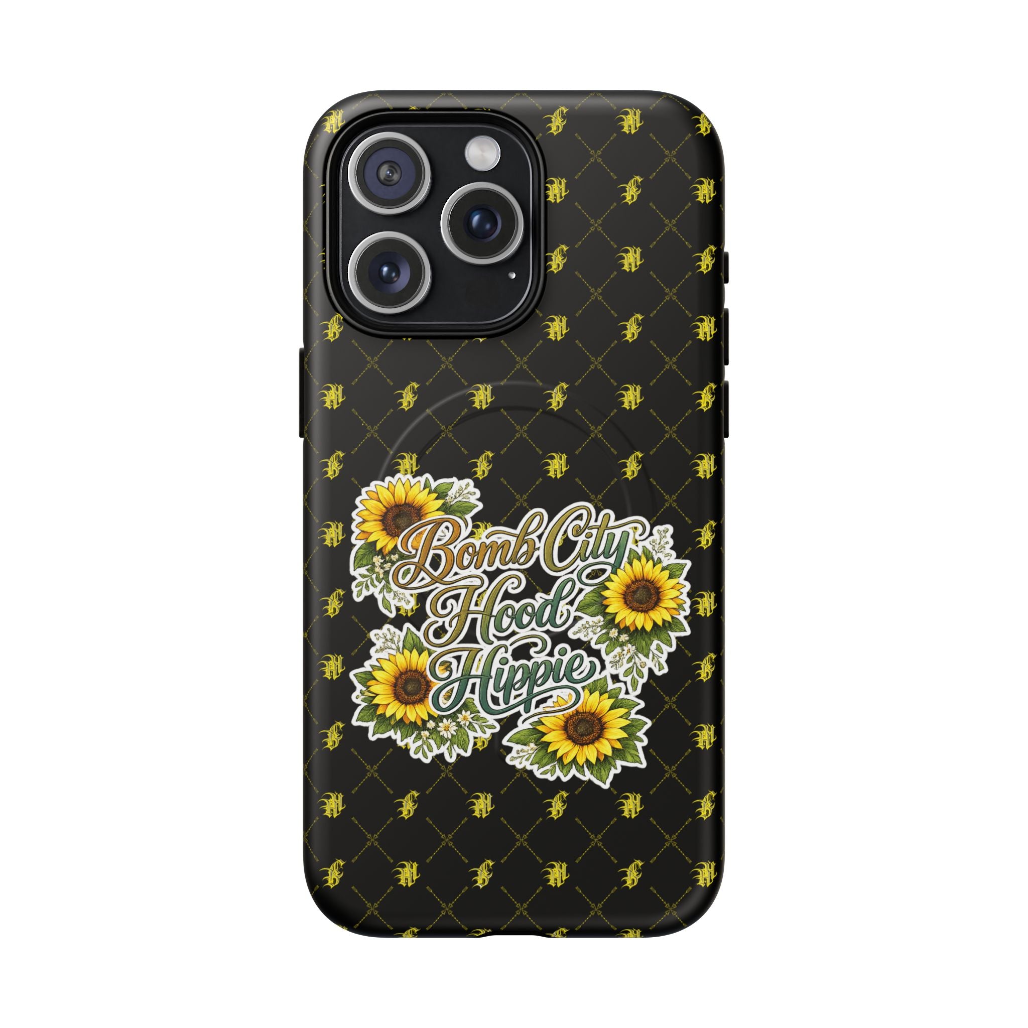 Sunflower 'Bomb City Hood Hippie' Tough Magnetic Phone Case