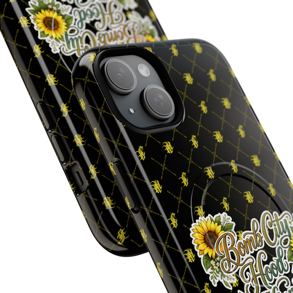 Sunflower 'Bomb City Hood Hippie' Tough Magnetic Phone Case