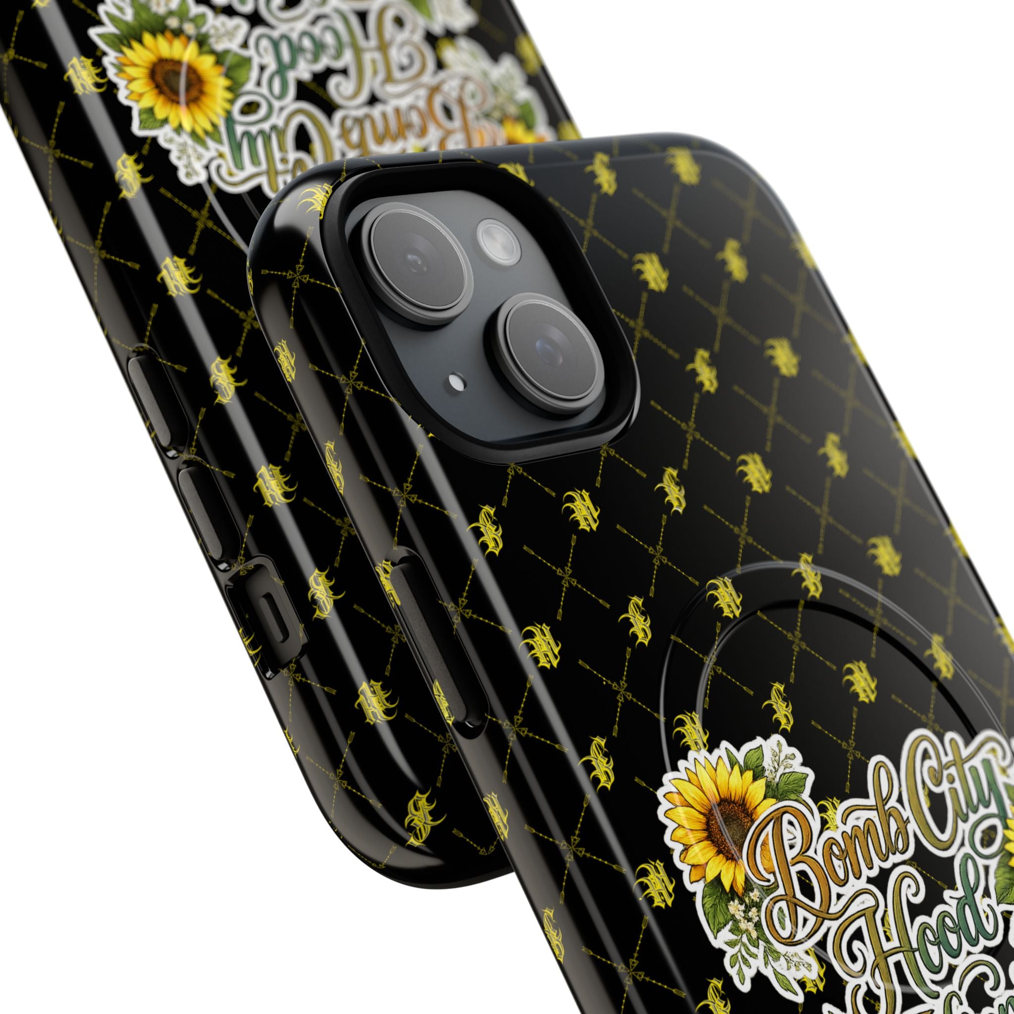 Sunflower 'Bomb City Hood Hippie' Tough Magnetic Phone Case