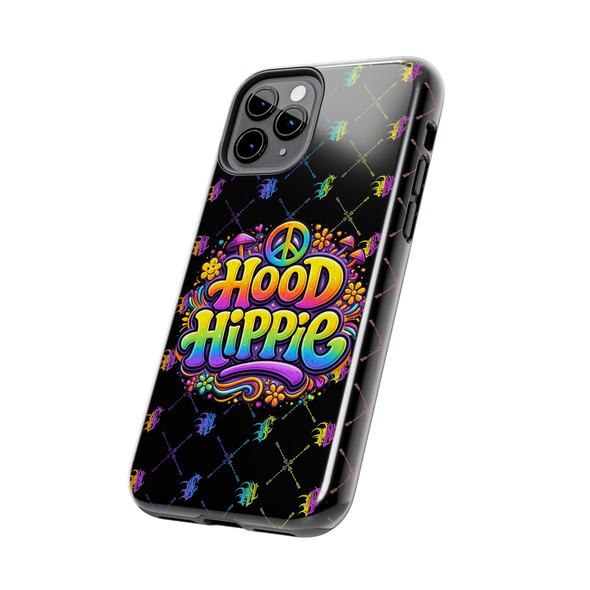 Bomb City Hood Hippie Tough Phone Case — Colorful Psychedelic Peace Design