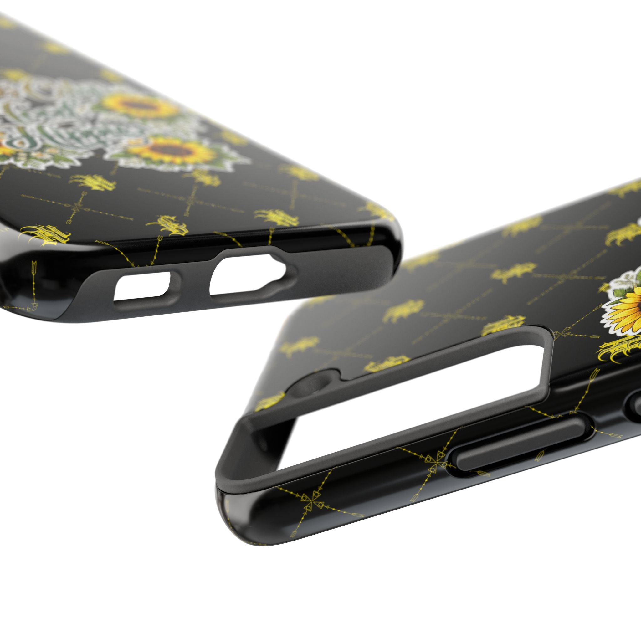 Tough Phone Case — "Bomb City Hood Hippie" Sunflower Protective Phone Cover