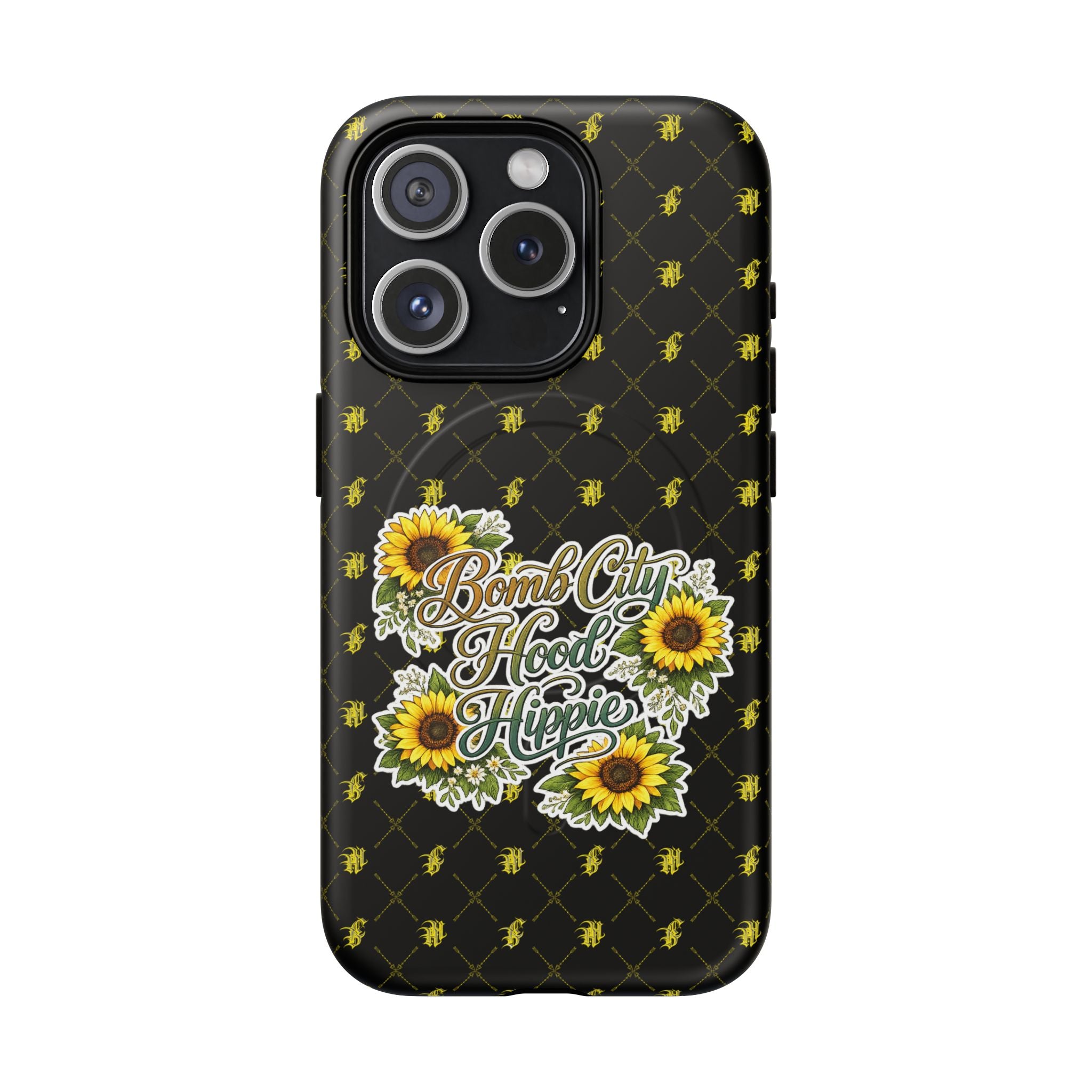 Sunflower 'Bomb City Hood Hippie' Tough Magnetic Phone Case