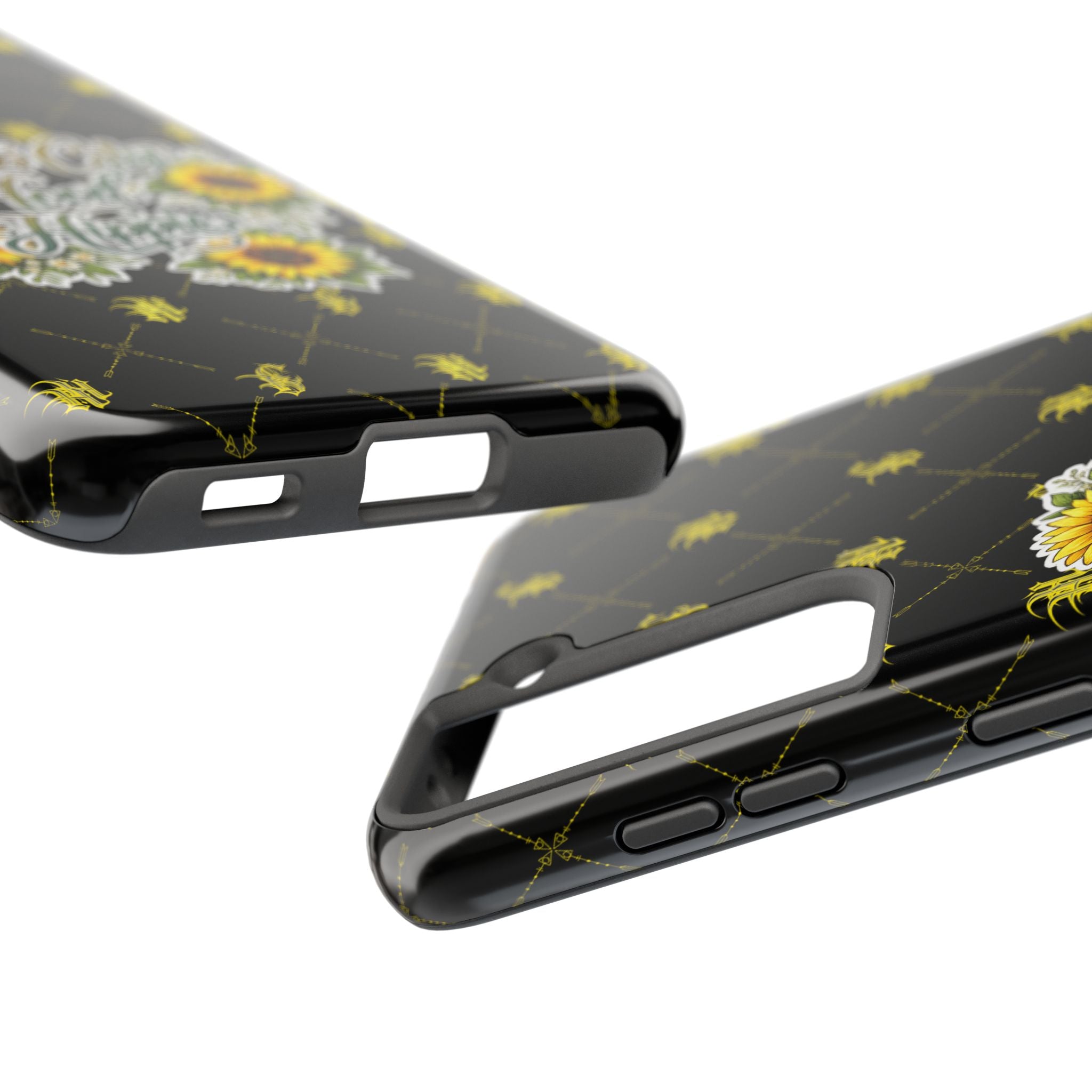 Tough Phone Case — "Bomb City Hood Hippie" Sunflower Protective Phone Cover