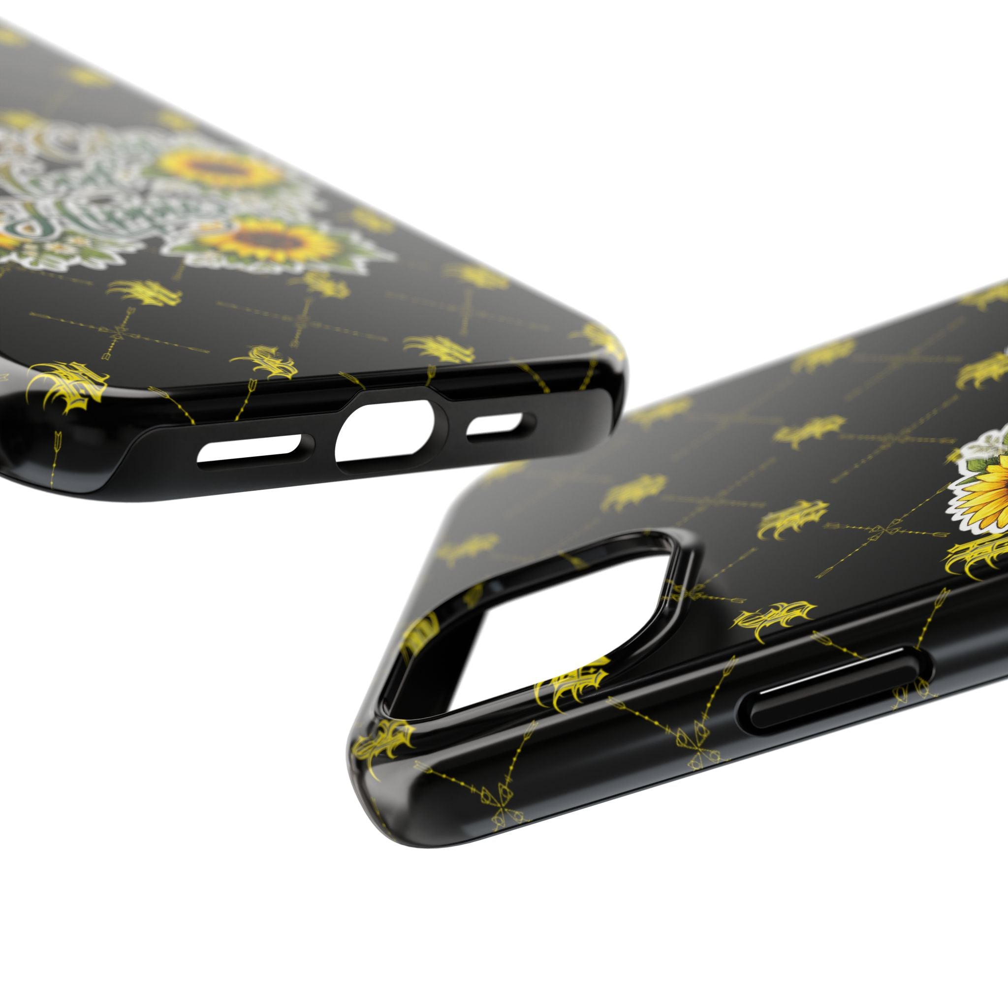 Tough Phone Case — "Bomb City Hood Hippie" Sunflower Protective Phone Cover