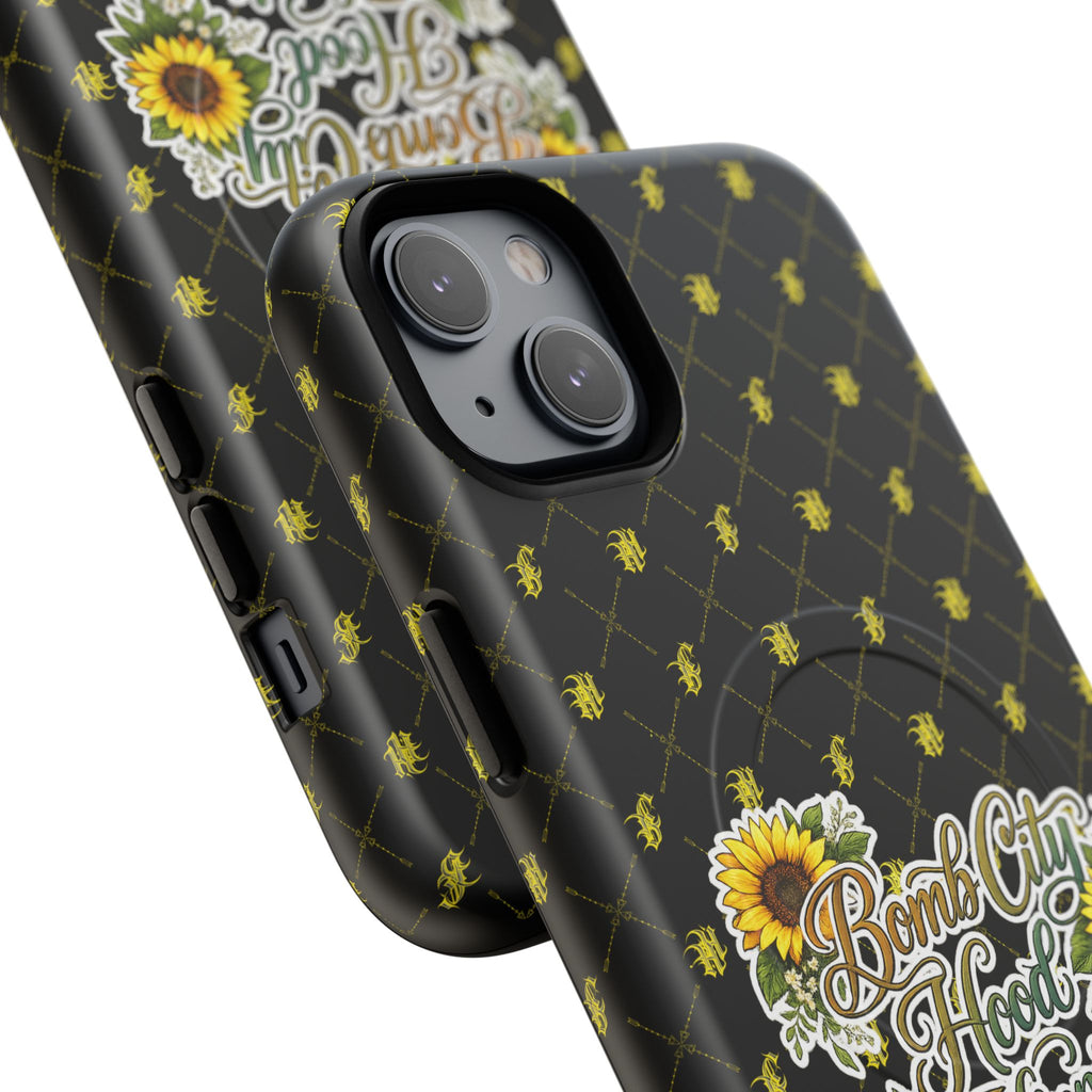 Sunflower 'Bomb City Hood Hippie' Tough Magnetic Phone Case