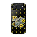 Tough Phone Case — "Bomb City Hood Hippie" Sunflower Protective Phone Cover