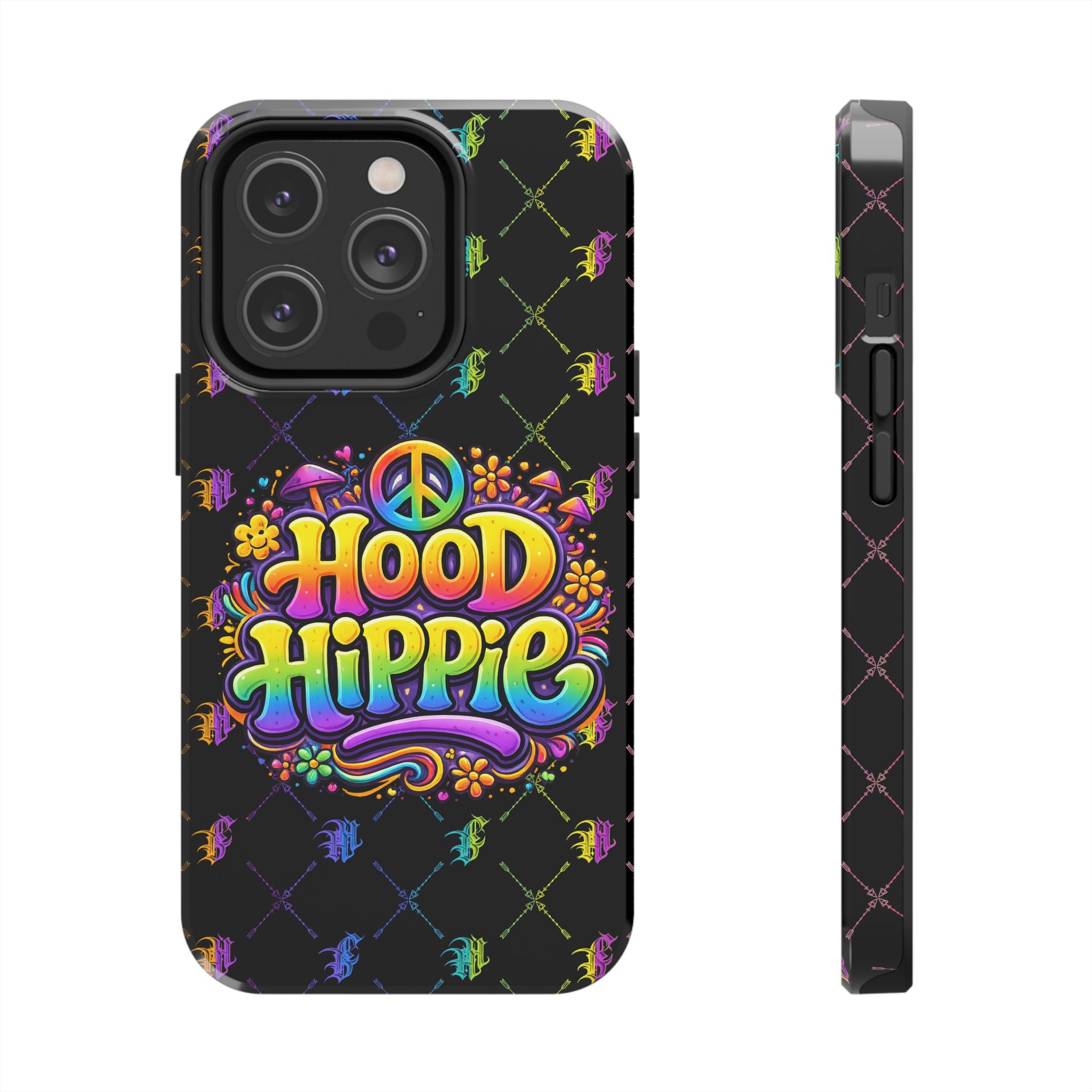 Bomb City Hood Hippie Tough Phone Case — Colorful Psychedelic Peace Design