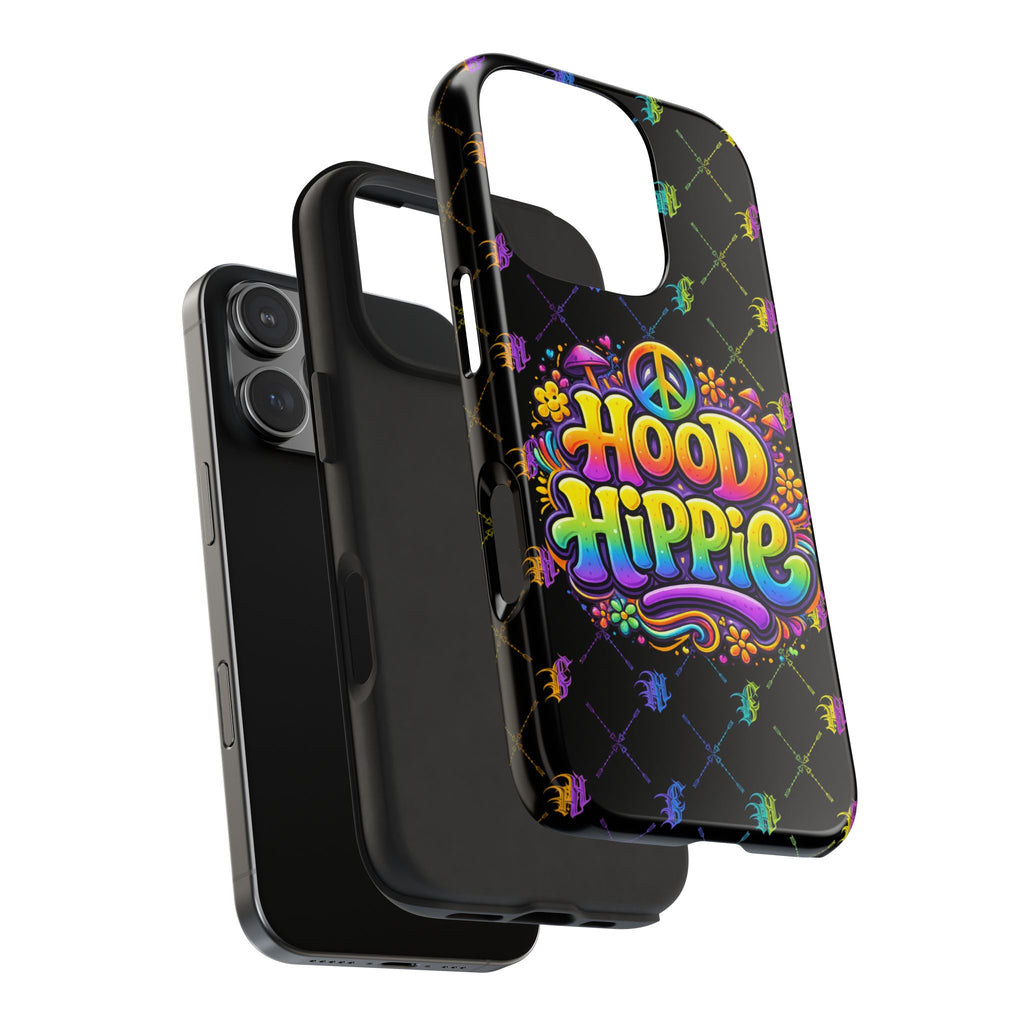 Bomb City Hood Hippie Tough Phone Case — Colorful Psychedelic Peace Design